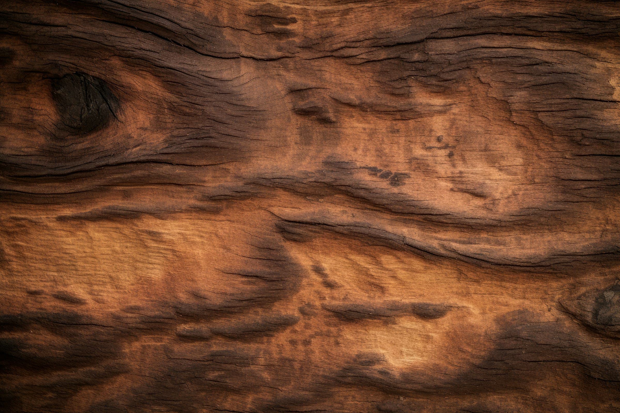 Veta de madera oscura